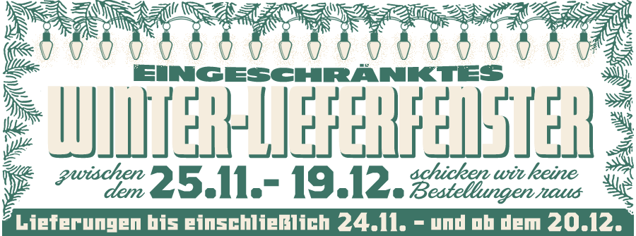 Winter- Lieferfenster